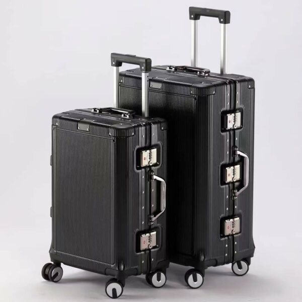 New Design Aluminum Frame Type Luggage with Universal Wheels - Image 6