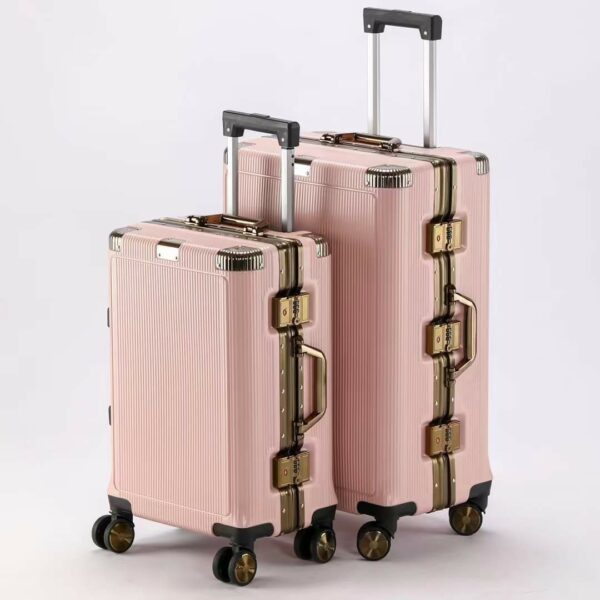 New Design Aluminum Frame Type Luggage with Universal Wheels - Image 4