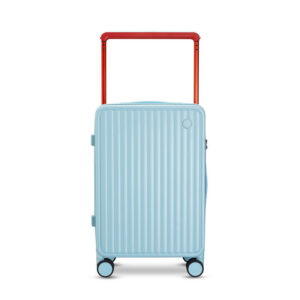Wide Trolley Zipper Type Suitcase with Universal Wheels