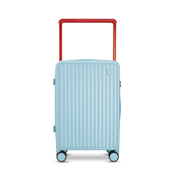 Wide Trolley Zipper Type Suitcase with Universal Wheels