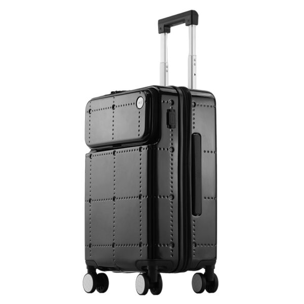 Latest Popular Multifunctional Front Opening Suitcase with Cup Holder - Image 6