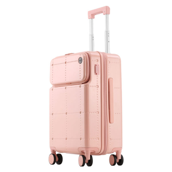 Latest Popular Multifunctional Front Opening Suitcase with Cup Holder - Image 2