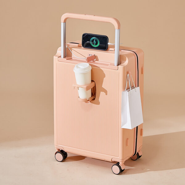Large Capacity Multifunctional Wide Trolley ABS+PC Luggage with Silent Universal Wheels - Image 7