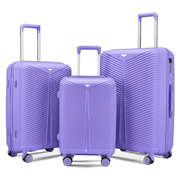 Yoixin Large Capacity PP Suitcase 3 pieces A Set 20 inches 24 inches 28 inches - Image 3