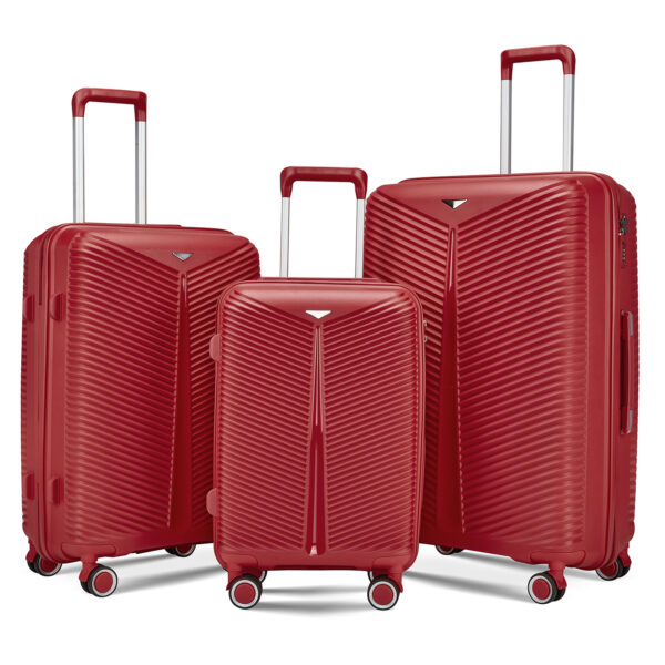 Yoixin Large Capacity PP Suitcase 3 pieces A Set 20 inches 24 inches 28 inches - Image 2