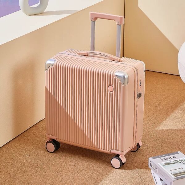 Cute Cabin Suitcase with Cup Holder 18 inches And 20 inches Zipper Type - Image 6