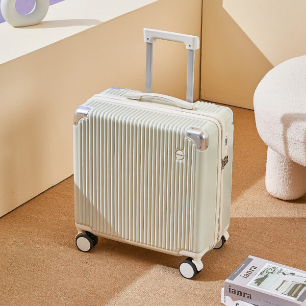 Cute Cabin Suitcase with Cup Holder 18 inches And 20 inches Zipper Type - Image 4