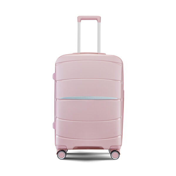 Best Selling 100% PP Travel Trolley Suitcase Luggage of 3-Piece Set with Tsa Lock