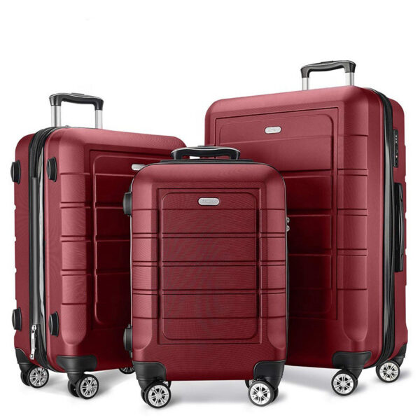 Rolling Set Hand Cabin Travel Bag Suitcase Hand Carry Kids Trolley Luggage - Image 3