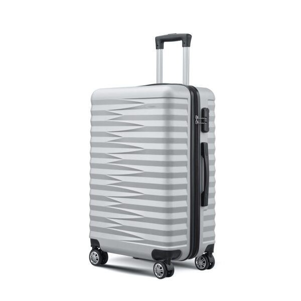 Hand Carry on Suitcase 4 Wheels ABS+PC Trolley Bag Luggage Bags Suitcase Sets - Image 2