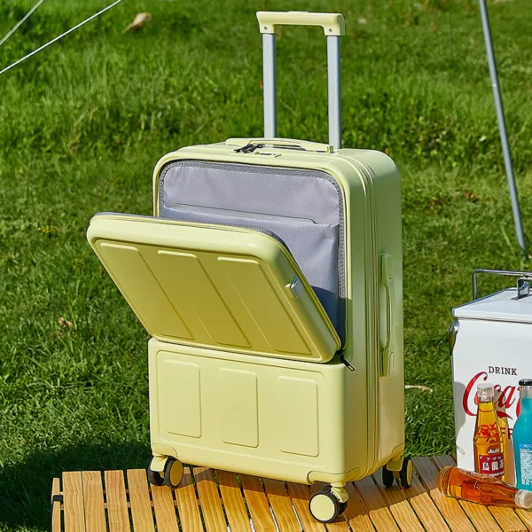 Front Opening Multi-Functional ABS PC Luggage Suitcase Wholesale Travel Trolley Case - Image 7