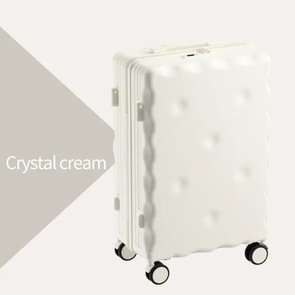 Latest Design Luggage Cute Cheese Suitcase with Mute Universal Wheels - Image 4