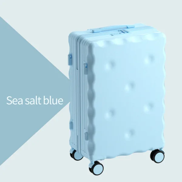 Latest Design Luggage Cute Cheese Suitcase with Mute Universal Wheels - Image 2