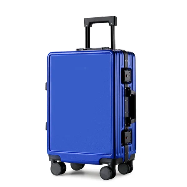 New Design Ins Style Aluminum Frame Luggage Suitcase Trolley Travel Bag - Image 3