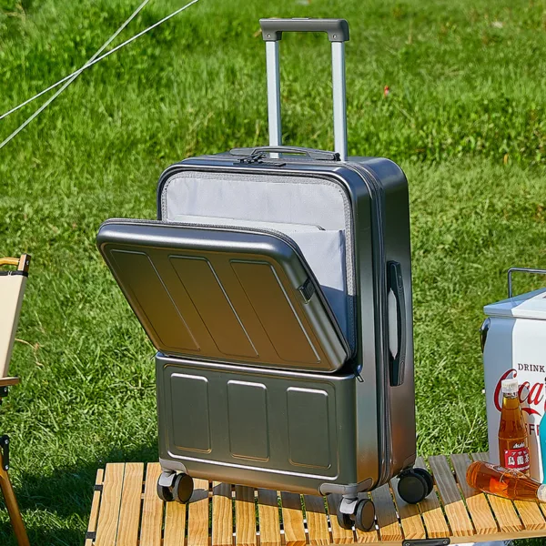 Front Opening Multi-Functional ABS PC Luggage Suitcase Wholesale Travel Trolley Case - Image 6