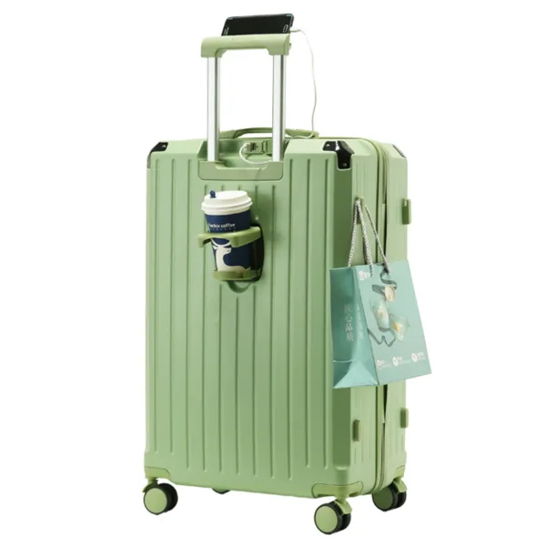 New Design Multi-Functional Luggage Light Boarding Candy Color Suitcase with Universal Wheels - Image 4