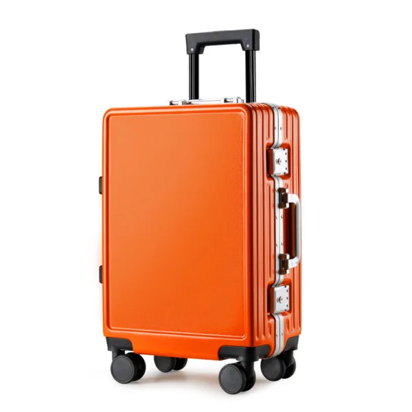 New Design Ins Style Aluminum Frame Luggage Suitcase Trolley Travel Bag - Image 5