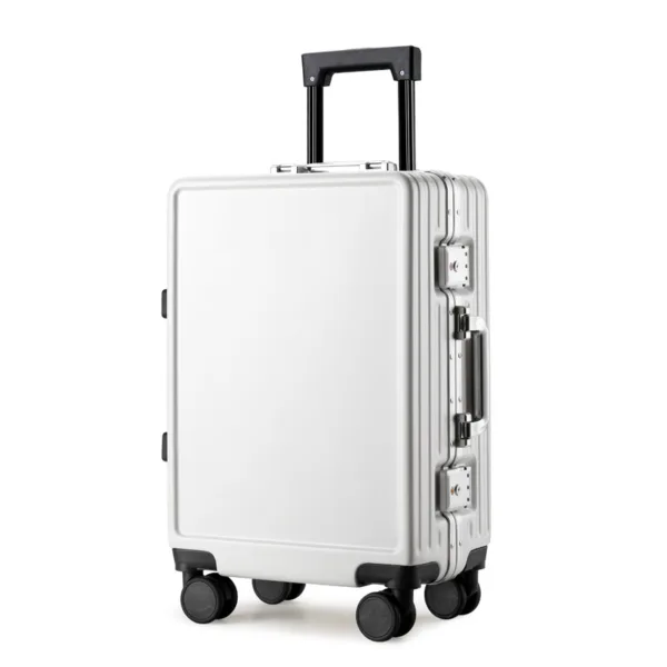 New Design Ins Style Aluminum Frame Luggage Suitcase Trolley Travel Bag - Image 6
