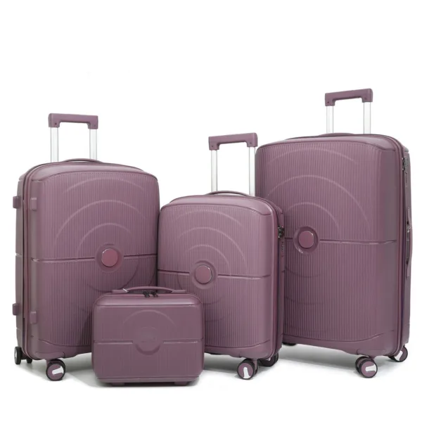 PP Trolley Luggage Set Hard Shell Hot Selling High Quality Business Suitcase Outdoor - Image 3